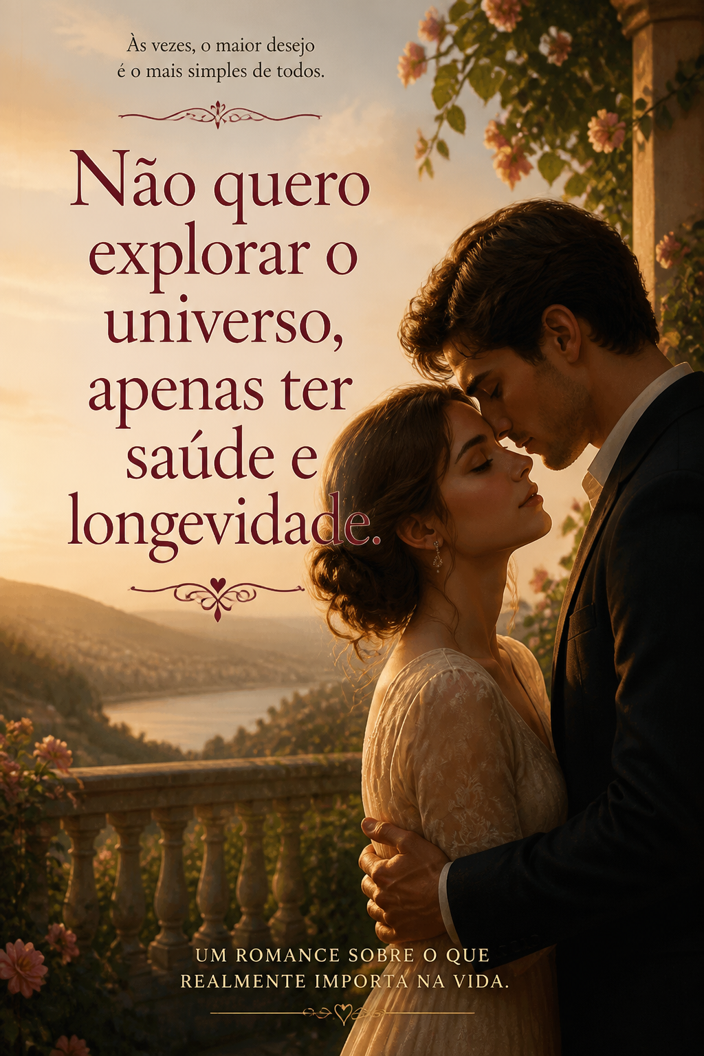 Não quero explorar o universo, apenas ter saúde e longevidade.